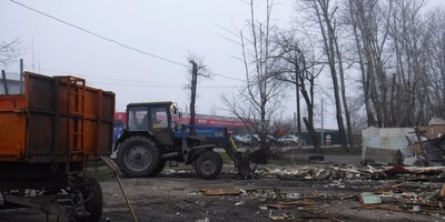 В Туле демонтируют ветхие постройки