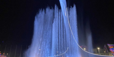 Восьмое чудо света: поющий фонтан в Олимпийском парке