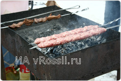 Вторым по популярности блюдом стал шашлык. 