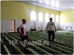 Строительные работы в школе
