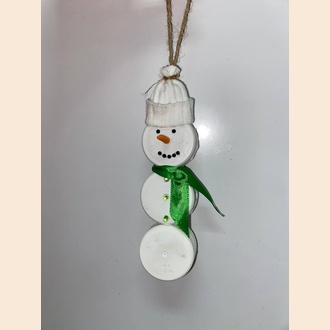 Смешной снеговик