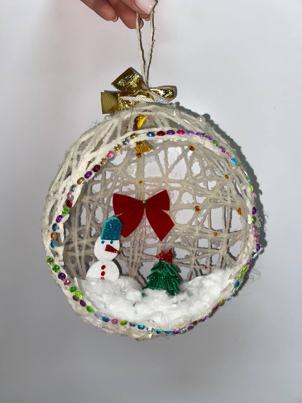 Сказочный новогодний шар