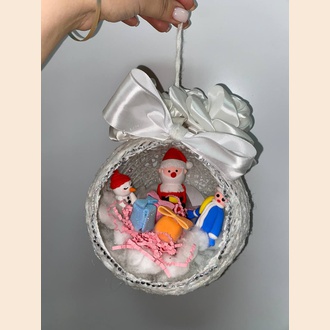 Новогодний шар Деда Мороза