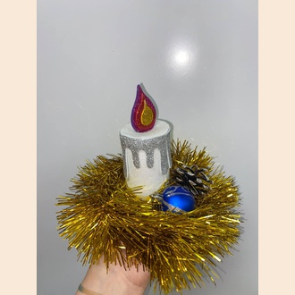 Новогодняя свеча