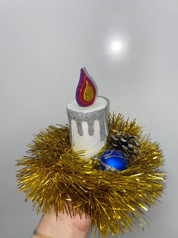 Новогодняя свеча