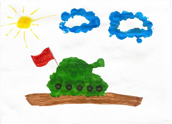 Победа в лучах солнца