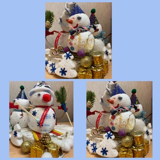 Снеговики на прогулке