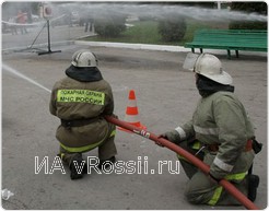 Показательные соревнования гарнизона пожарной охраны