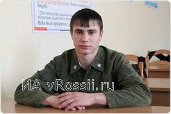 Сергей Орехов попал в часть благодаря своей тети.
